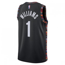 Maillot Homme Brooklyn Nets Ziaire Williams 2025-26 Nike City Edition Noir Swingman